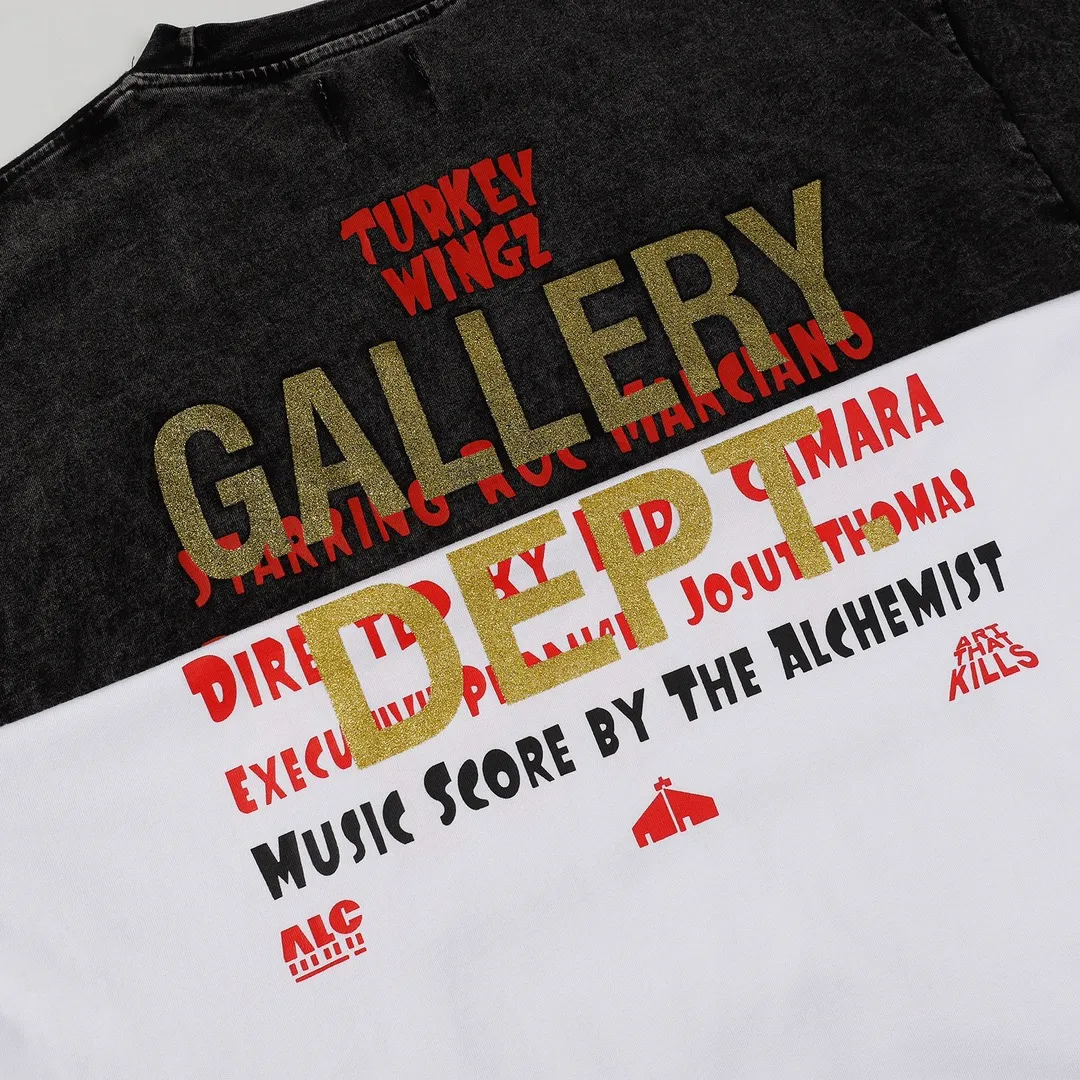 GALLERY.DEPT Summer new short-sleeved model number: D3119#P110 Color: black white Size: S M L XL